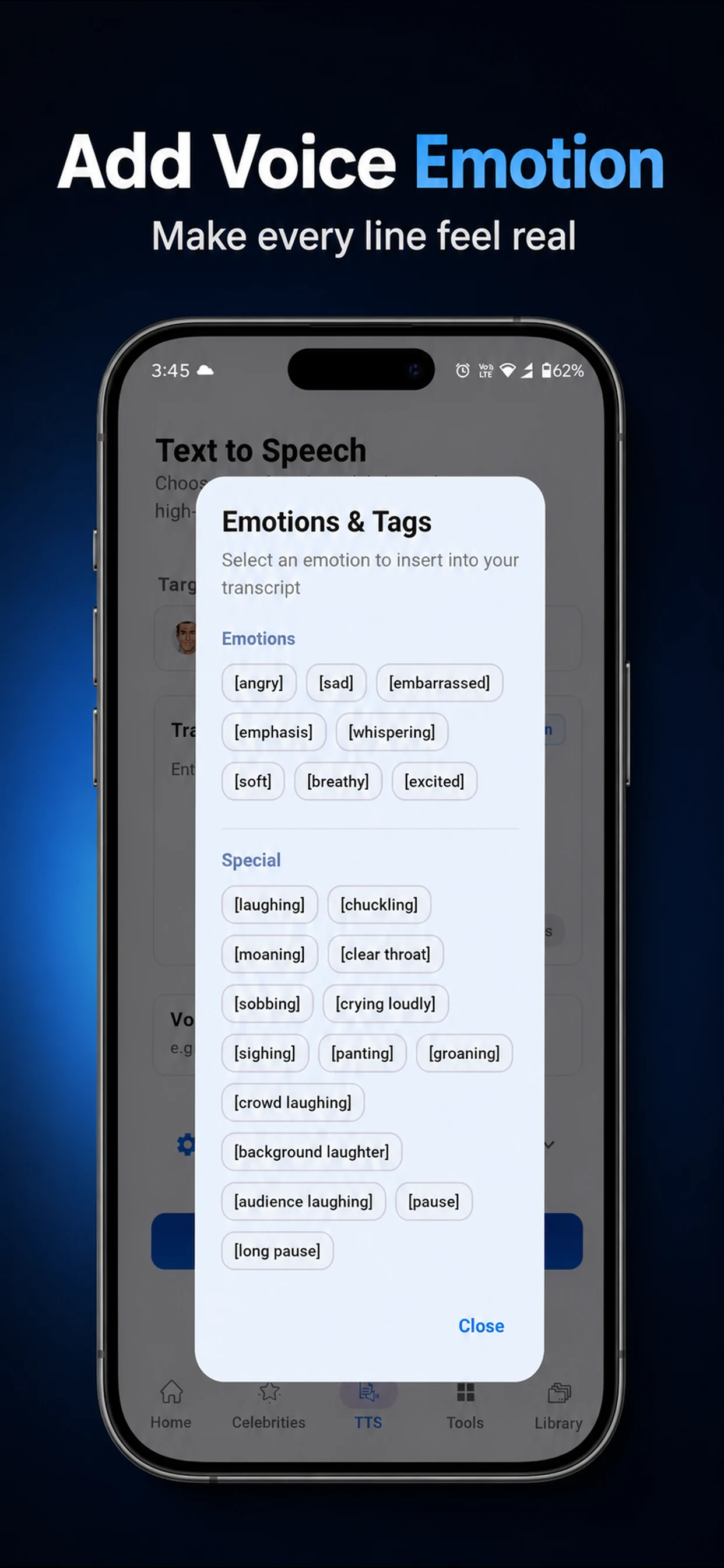 Fish Labs : AI Audio Clone TTS screenshot