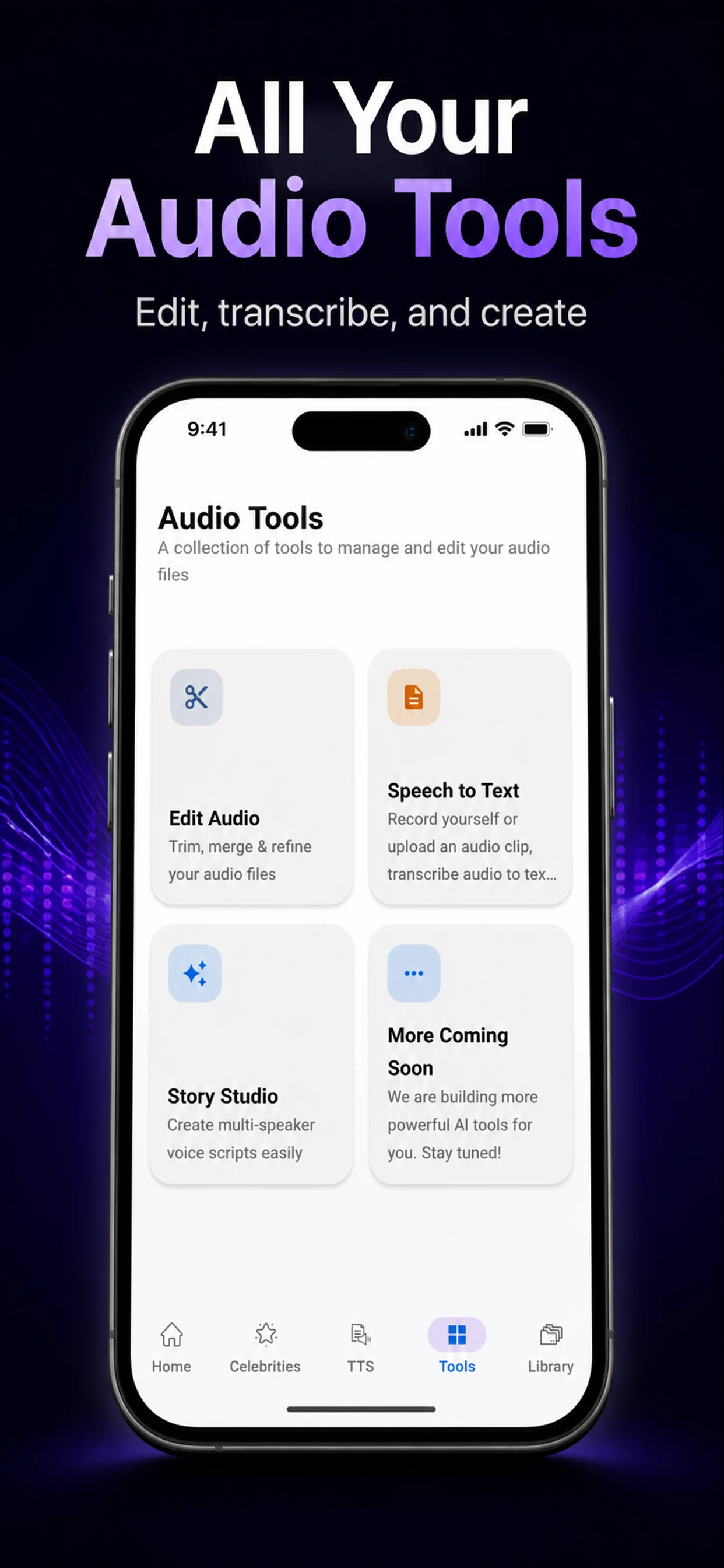 Fish Labs : AI Audio Clone TTS screenshot